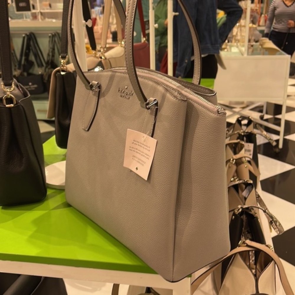 Kate Spade Monet Large Compartment Tote Nimbus Grey - Picture 6 of 16